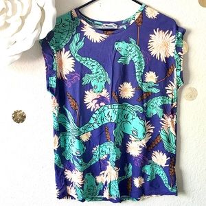 2 for $10 ZARA | Koi Pond Print Graphic Tee